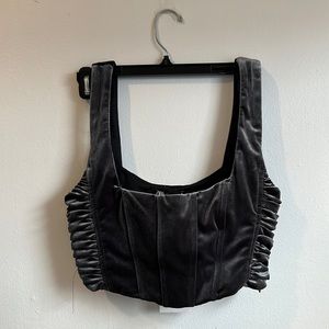 Zara corset crop top